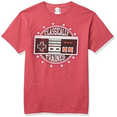 Nintendo T-shirt för män, Röd ljung, M Nintendo T-shirt för män, Röd ljung, M