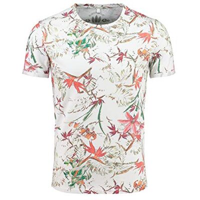 KEY LARGO Herr Mt Jungles Round T-shirt, Vit (1 000 st), XXL KEY LARGO Herr Mt Jungles Round T-shirt, Vit (1 000 st), XXL