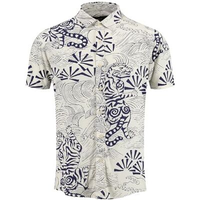 KEY LARGO Resort 1/2 mönstrad, Vit, 3XL KEY LARGO Resort 1/2 mönstrad, Vit, 3XL
