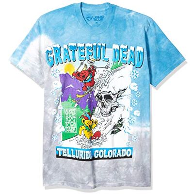 Liquid Blue T-shirt för män, Batikfärg, M Liquid Blue T-shirt för män, Batikfärg, M