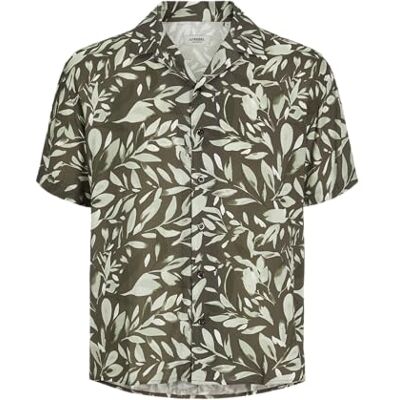 JJ REBEL Jrebbern Resort Shirt Ss, Skalbagge, L JJ REBEL Jrebbern Resort Shirt Ss, Skalbagge, L
