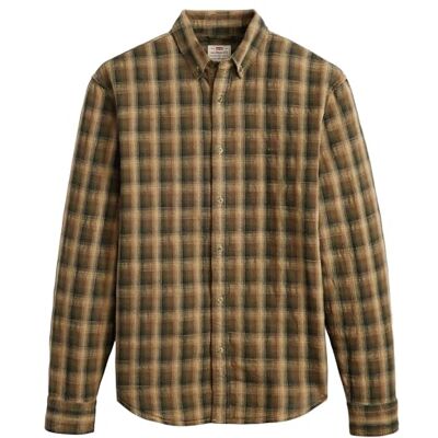 LEVIS Levi's A7210-0033 Herrtoppar, yuri Plaid Kelp, XL LEVIS Levi's A7210-0033 Herrtoppar, yuri Plaid Kelp, XL