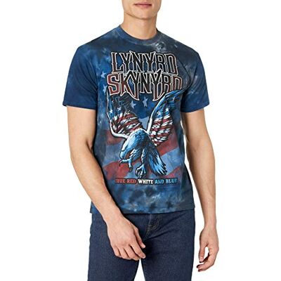 Liquid Blue Flytande blå t-shirt för män Liquid Blue Flytande blå t-shirt för män