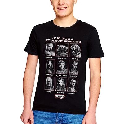Marvel T-shirt herr, svart, S Marvel T-shirt herr, svart, S