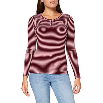 Joe Browns vacker grundläggande randig topp T-shirt, vinröd, 34 Joe Browns vacker grundläggande randig topp T-shirt, vinröd, 34