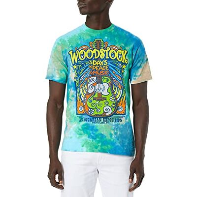 Liquid Blue Woodstock Music Festival T-shirt för män, mång, S Liquid Blue Woodstock Music Festival T-shirt för män, mång, S