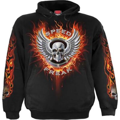 Spiral Speed Freak Hoody Black, Svart, M Spiral Speed Freak Hoody Black, Svart, M