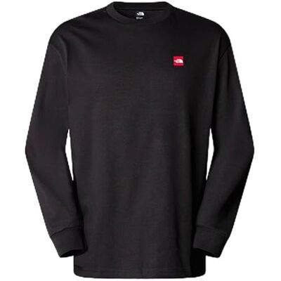 The North Face NF0A8C1TJK3 U AXYS överdimensionerad L/S T-shirt herr TNF svart storlek XL, Svart Tnf, XL The North Face NF0A8C1TJK3 U AXYS överdimensionerad L/S T-shirt herr TNF svart storlek XL, Svart Tnf, XL