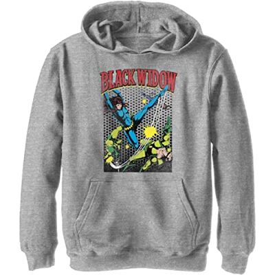 Marvel Pojkar klassisk kick thhat gun hoodie, atletisk heather, M, Athletic Heather, M Marvel Pojkar klassisk kick thhat gun hoodie, atletisk heather, M, Athletic Heather, M
