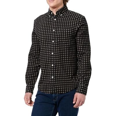 GANT REG AOP Print Corduroy skjorta, blå, XXL GANT REG AOP Print Corduroy skjorta, blå, XXL