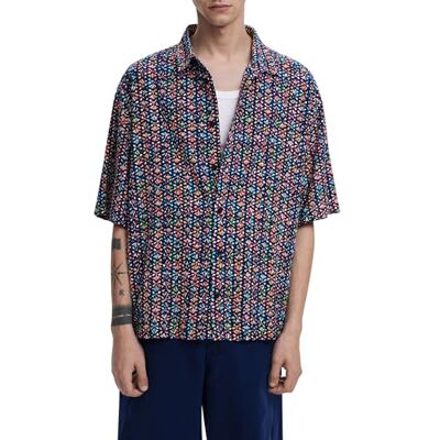 Desigual CAM_Bombay herrskjorta, Blå, XL Desigual CAM_Bombay herrskjorta, Blå, XL