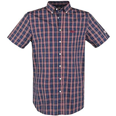 Lonsdale London Brixworth herr slim fit kortärmad skjorta Lonsdale London Brixworth herr slim fit kortärmad skjorta