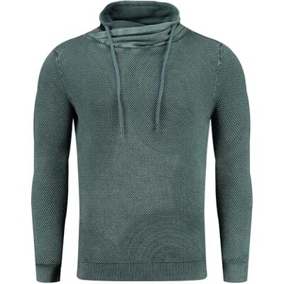 KEY LARGO KEYLARGO Lech Tube Pullover för män, Mörkgrön (1501), 3XL KEY LARGO KEYLARGO Lech Tube Pullover för män, Mörkgrön (1501), 3XL