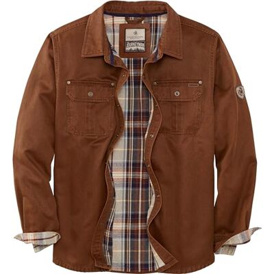 Legendary Whitetails herr journeyman skjorta jacka, flanellfodrad shacket för män, vattentålig rock robust höst kläder jacka Legendary Whitetails herr journeyman skjorta jacka, flanellfodrad shacket för män, vattentålig rock robust höst kläder jacka