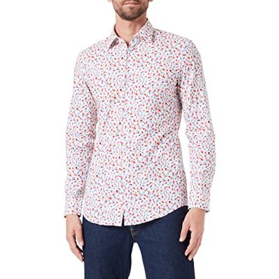 HUGO Herr Kenno Shirt, Bright Red625, 47, Ljus Red625, 46 SE HUGO Herr Kenno Shirt, Bright Red625, 47, Ljus Red625, 46 SE