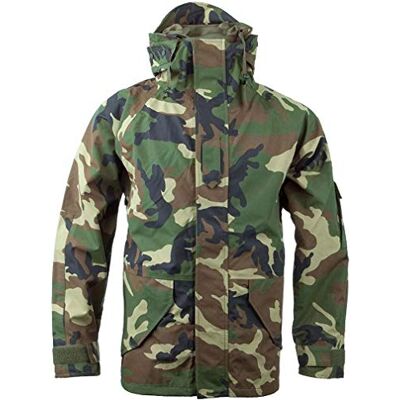 Mil-Tec herr Lamines Us Woodland 3-lagers Jacka Jacka Mil-Tec herr Lamines Us Woodland 3-lagers Jacka Jacka