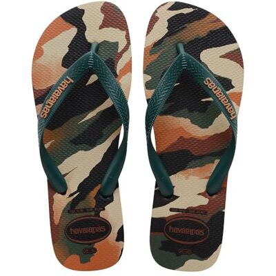 Havaianas Top Camu, tåavskiljare män, Svart pantanal grön, 37/38 EU Havaianas Top Camu, tåavskiljare män, Svart pantanal grön, 37/38 EU