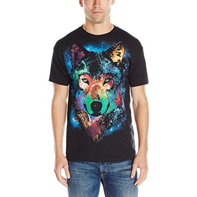 Liquid Blue Flytande blå t-shirt för män Liquid Blue Flytande blå t-shirt för män