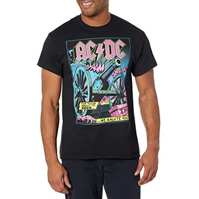 Liquid Blue Ac/Dc Tnt Blacklight We Salute You T-shirt Liquid Blue Ac/Dc Tnt Blacklight We Salute You T-shirt