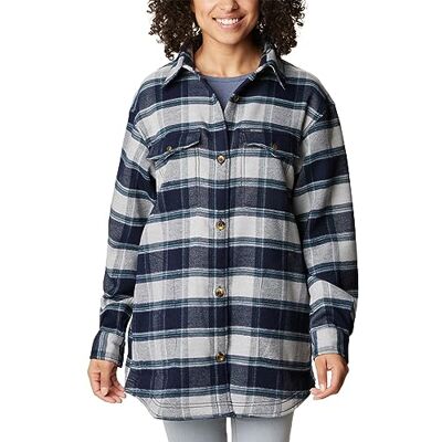 Columbia Calico Basin skjorta jacka babyjacka, dark nocturnal buffalo ombre, XL Columbia Calico Basin skjorta jacka babyjacka, dark nocturnal buffalo ombre, XL