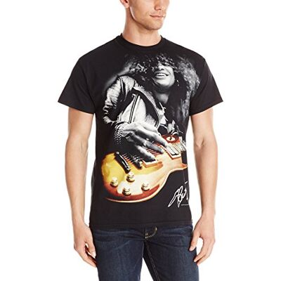 Liquid Blue Flytande blå herr slash gitarr t-shirt Liquid Blue Flytande blå herr slash gitarr t-shirt