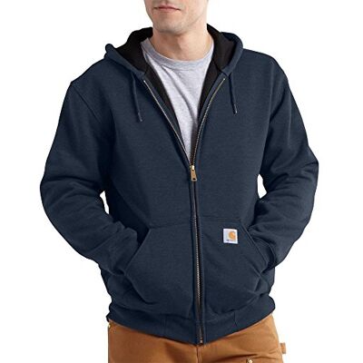 Carhartt herr Rutland Termisk fodrad tröja med dragkedja fram Tröja (1-pack) Carhartt herr Rutland Termisk fodrad tröja med dragkedja fram Tröja (1-pack)