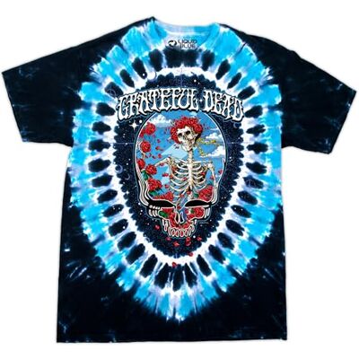 Liquid Blue Herr 'Grateful Dead Steal Your Bertha' t-shirt, batikfärg, medium Liquid Blue Herr 'Grateful Dead Steal Your Bertha' t-shirt, batikfärg, medium
