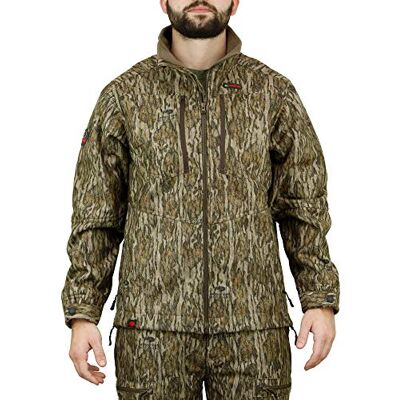 Mossy Oak Jaktjacka fodrad i sherpafleece, kamouflage: Bottomland, storlek: M Mossy Oak Jaktjacka fodrad i sherpafleece, kamouflage: Bottomland, storlek: M