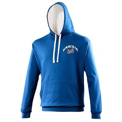 Supportershop Rugby Namibia huvtröja vuxen, blå, FR: S (tillverkarens storlek: S) Supportershop Rugby Namibia huvtröja vuxen, blå, FR: S (tillverkarens storlek: S)