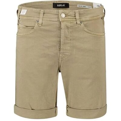 Replay herr Tapered fit jeans shorts RBJ901, 725 jordnötter, 40W Replay herr Tapered fit jeans shorts RBJ901, 725 jordnötter, 40W