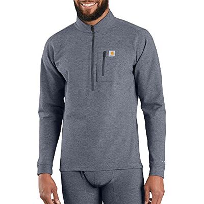 Carhartt Force Tech Långärmad underställströja med kvartsdragkedja, för män, 4XL Carhartt Force Tech Långärmad underställströja med kvartsdragkedja, för män, 4XL