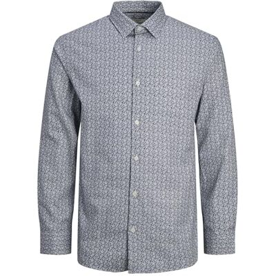 JACK & JONES JPRBLANORDIC Print Shirt L/S SN, Troposphere/Aop: comfort fit, M JACK & JONES JPRBLANORDIC Print Shirt L/S SN, Troposphere/Aop: comfort fit, M