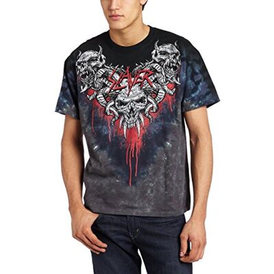 Liquid Blue Flytande blå herr Slayer Hell Awaits t-shirt Liquid Blue Flytande blå herr Slayer Hell Awaits t-shirt