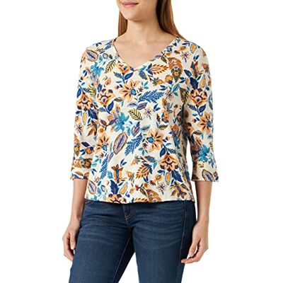 Part Two Del Two Riekes T-shirt, blå hantverk blomma, L, Blått hantverk blomma, L Part Two Del Two Riekes T-shirt, blå hantverk blomma, L, Blått hantverk blomma, L