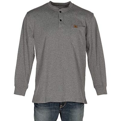 Wrangler RIGGS WORKWEAR Men's Big & Tall Long Sleeve Henley Wrangler RIGGS WORKWEAR Men's Big & Tall Long Sleeve Henley