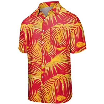 FOCO Kansas City Chiefs NFL Hawaii-skjorta för män L FOCO Kansas City Chiefs NFL Hawaii-skjorta för män L
