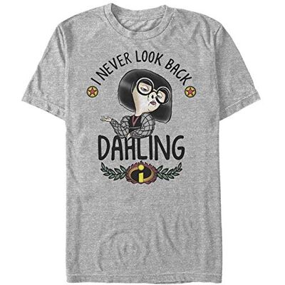 Disney Pixar Unisex Incredibles-Dahling Simplified 2 ekologisk kortärmad t-shirt, melerad grå, L, Melange grå, L Disney Pixar Unisex Incredibles-Dahling Simplified 2 ekologisk kortärmad t-shirt, melerad grå, L, Melange grå, L