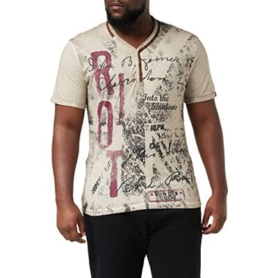 KEY LARGO Herr Mt Riot T-shirt, Sand (1005), M KEY LARGO Herr Mt Riot T-shirt, Sand (1005), M
