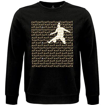 Ronaldinho10 RX10, Sweatshirt, officiell produkt, Crewneck Black, Skill Ronaldinho10 RX10, Sweatshirt, officiell produkt, Crewneck Black, Skill