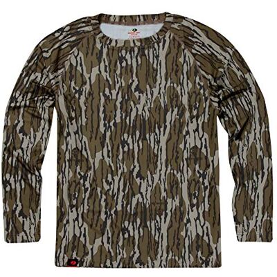 Mossy Oak Kamouflage jaktskjortor för män, långärmad, XL Mossy Oak Kamouflage jaktskjortor för män, långärmad, XL
