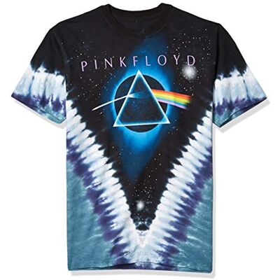 Liquid Blue T-shirt för män, Batikfärg, M Liquid Blue T-shirt för män, Batikfärg, M