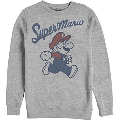 Nintendo Stor sweatshirt för män, Atletisk ljung, XL Nintendo Stor sweatshirt för män, Atletisk ljung, XL