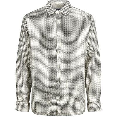 JACK & JONES Bestseller A/S Jorgracia Parker Check Shirt Ls Sn pikétröja, Molndansare, M JACK & JONES Bestseller A/S Jorgracia Parker Check Shirt Ls Sn pikétröja, Molndansare, M