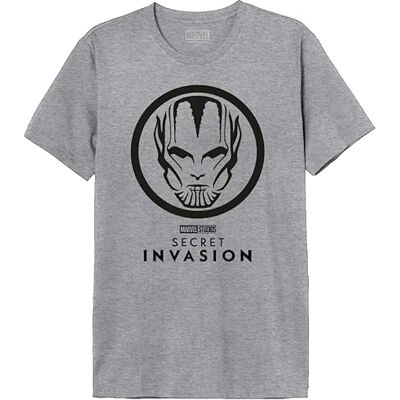 Marvel T-shirt herr, Melange grå, L Marvel T-shirt herr, Melange grå, L