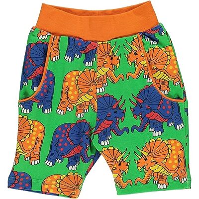 Småfolk Pojkar med dinosaurier casual shorts, Grön, 7-8 år Småfolk Pojkar med dinosaurier casual shorts, Grön, 7-8 år