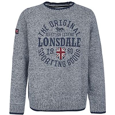Lonsdale London Herrar Borden crewneck sweatshirt stickad Lonsdale London Herrar Borden crewneck sweatshirt stickad