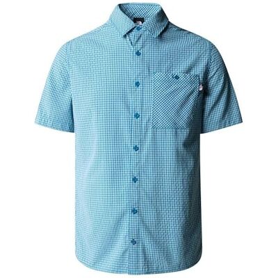 THE NORTH FACE Hypress Adriatic Blue Plaid Skjorta XXL THE NORTH FACE Hypress Adriatic Blue Plaid Skjorta XXL