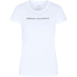 Giorgio Armani kortärmad front fet logo bokstäver smal passform T-shirt, Optisk vit, XL Giorgio Armani kortärmad front fet logo bokstäver smal passform T-shirt, Optisk vit, XL