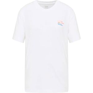 Lee Graphic Tee, Ljus vit, XS Lee Graphic Tee, Ljus vit, XS