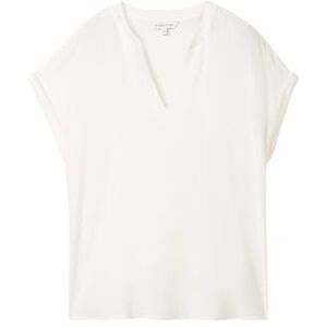 TOM TAILOR damblus, 10315 viskande vit, 38 TOM TAILOR damblus, 10315 viskande vit, 38
